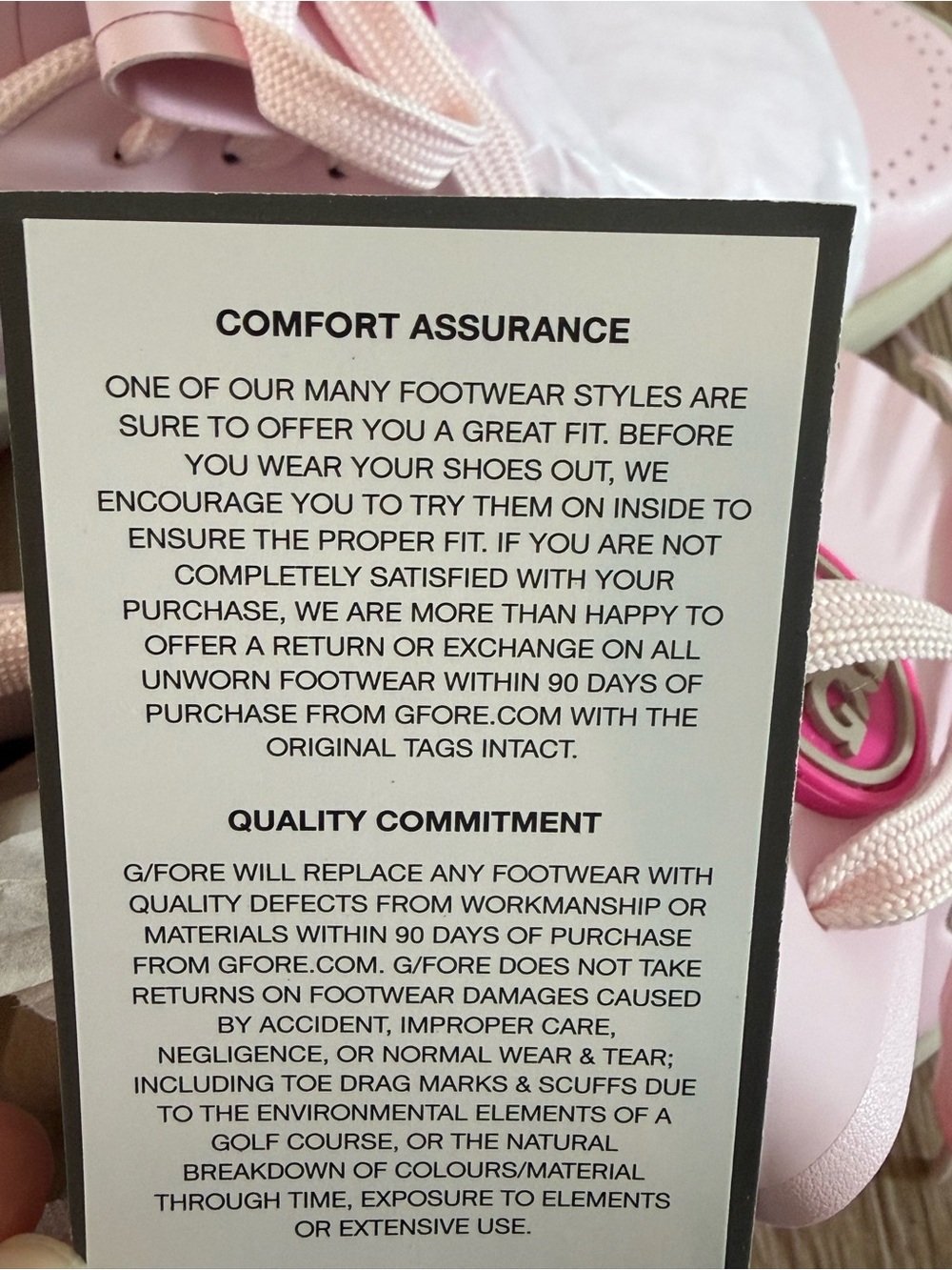 G/FORE Pink Fringe LDT release kiltie golf show - Picture 6 of 7